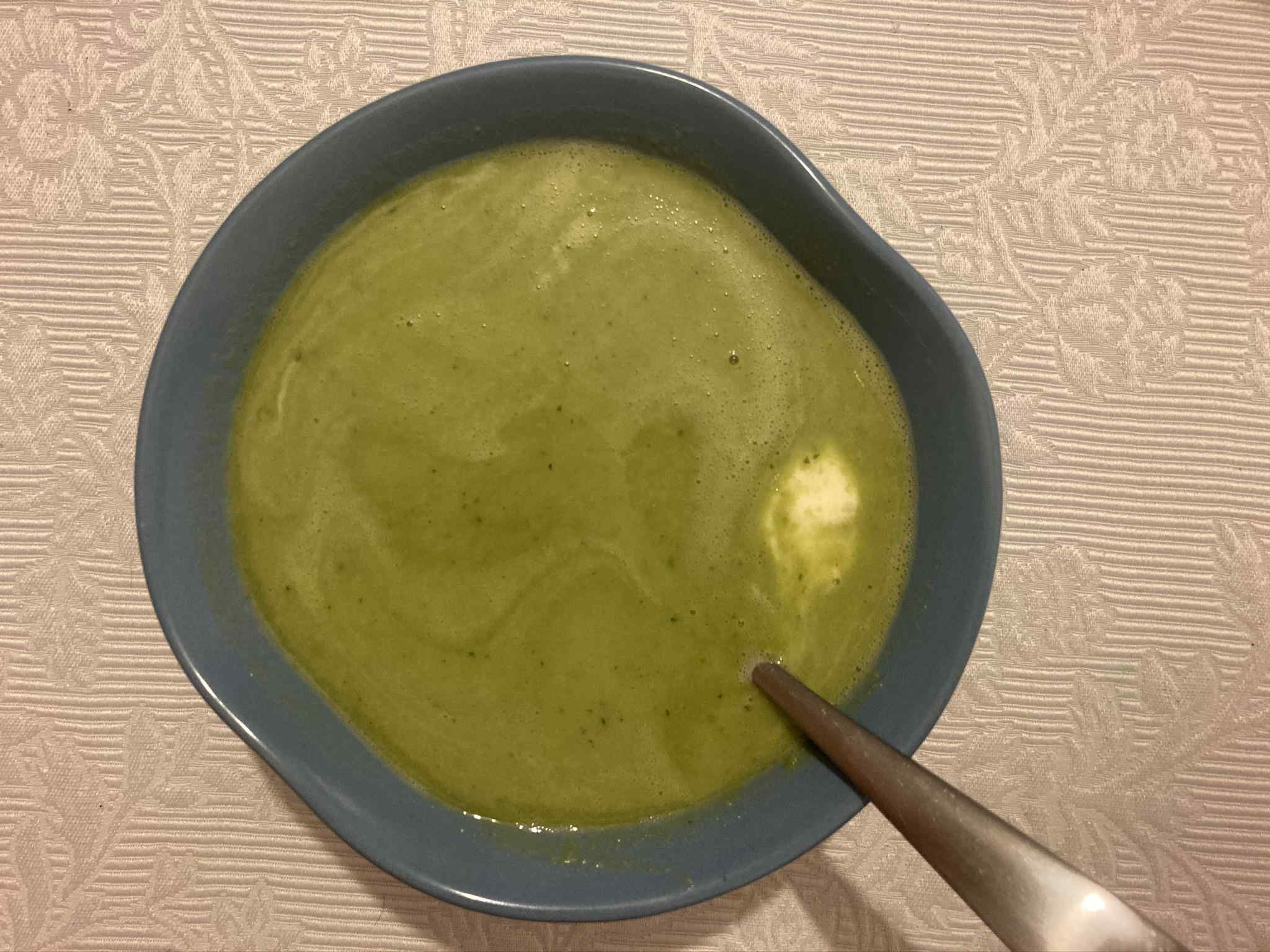Bowl of pea soup