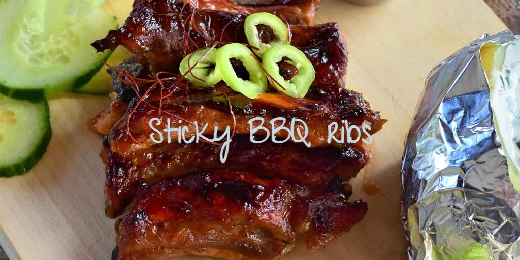 Sticky BBQ ribs